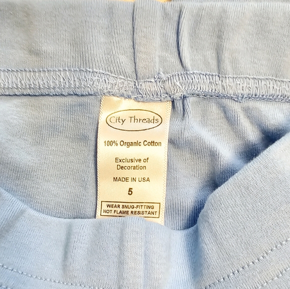 City Threads Boy's 100% Organic cotton Soft & Warm Thermal Long John Set Size 5 - Picture 4 of 7